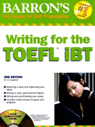 Toelf writing for toelf ibt