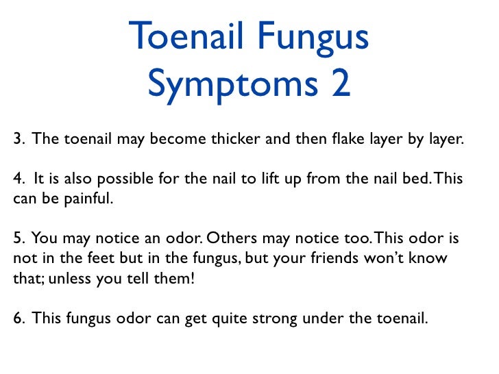 What does toenail fungus look like?