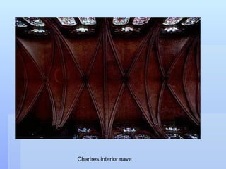 Chartres interior nave
 