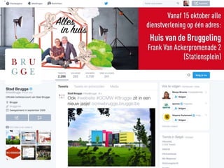 Inspiratiesessie Social media Toerisme Brugge #visitbruges