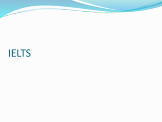 Tofel gre ielts | PPTX | Standardized Testing | Educational Assessment