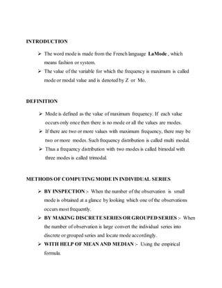 To find mode docs | DOCX