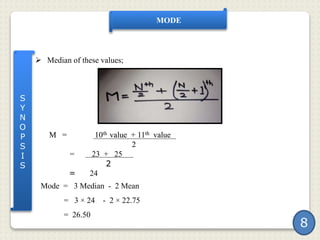 To find mode ppt | PPTX