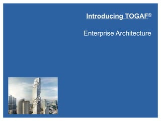 www.ITpreneurs.comCopyright © 2012 ITpreneurs. All rights reserved.
Enterprise Architecture
Introducing TOGAF®
11
 