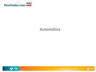 mês
Resultados num ano




                     Automática




                                  29-04-2011   73
 