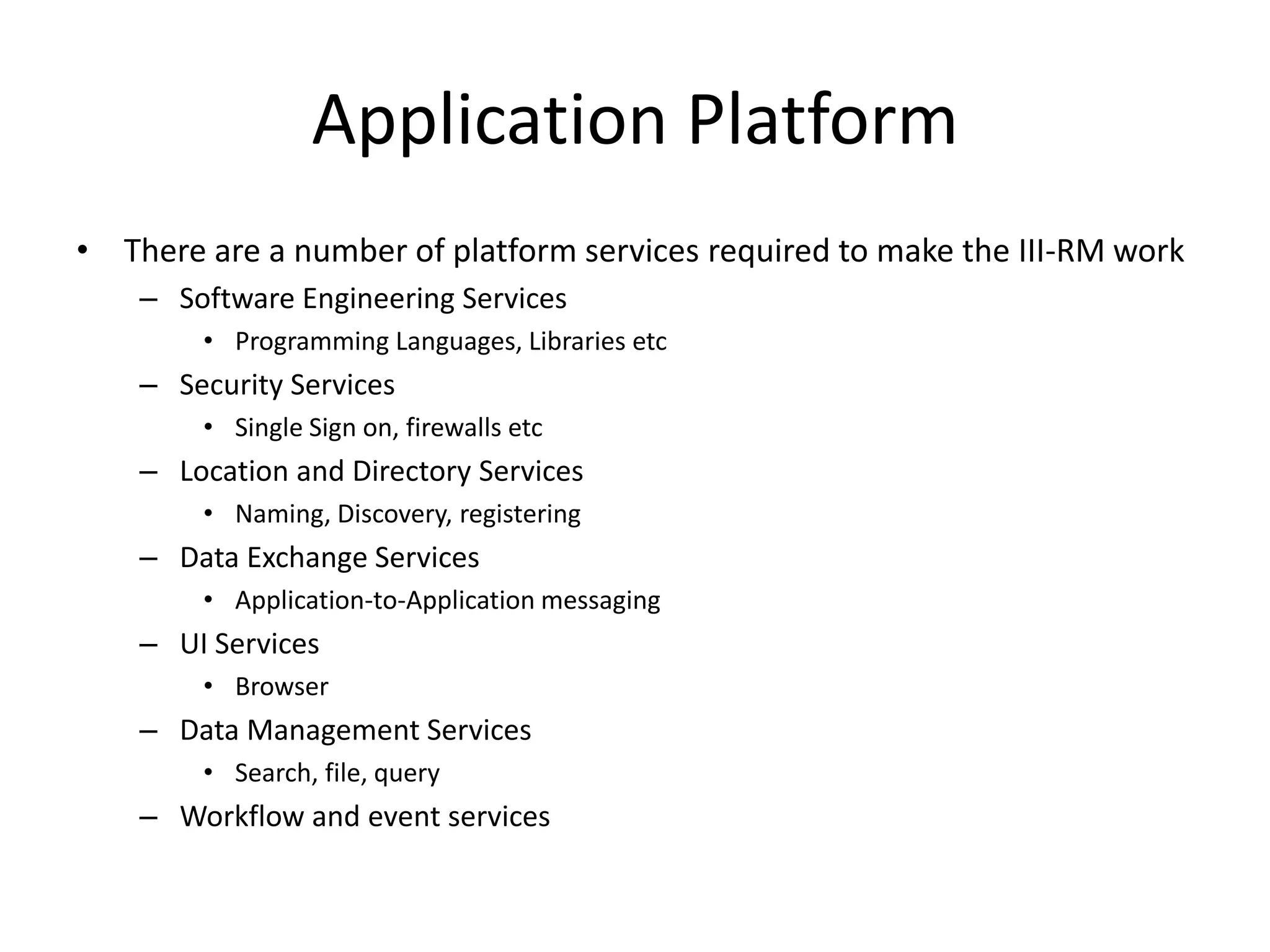 Presenting the data using ICAIntroducing Information Consumer ApplicationsCross functional GroupExternal PartnerICAICAICAHow do we develop these interfaces? How to be management these applications?Open interfacesfirewallBABABAOpen interfacesIPAIPAIPAIPAIPAPropriety interfacesSystemsSystemsSystemsSystemsSystemsdatadatadatadatadataCustomer SupportAssemblingManufacturingProcurementFinance and LegalProcure SpaceInternal SpaceSell Space