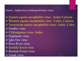 Arboviruses / Arthropod-borne Viruses
Arthropod-borne viruses (arboviruses) are viruses that can be
transmitted to man by ...