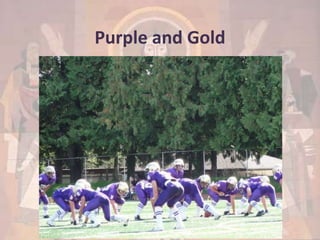Purple and Gold
 