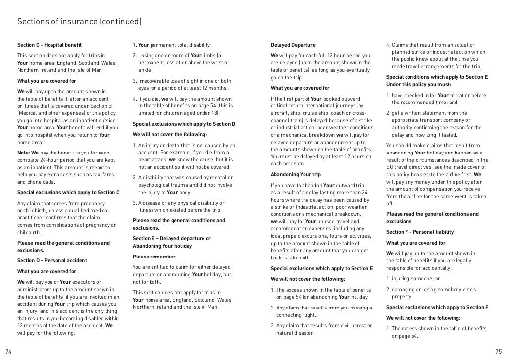 Home Insurance Policy Booklet Together Mutual