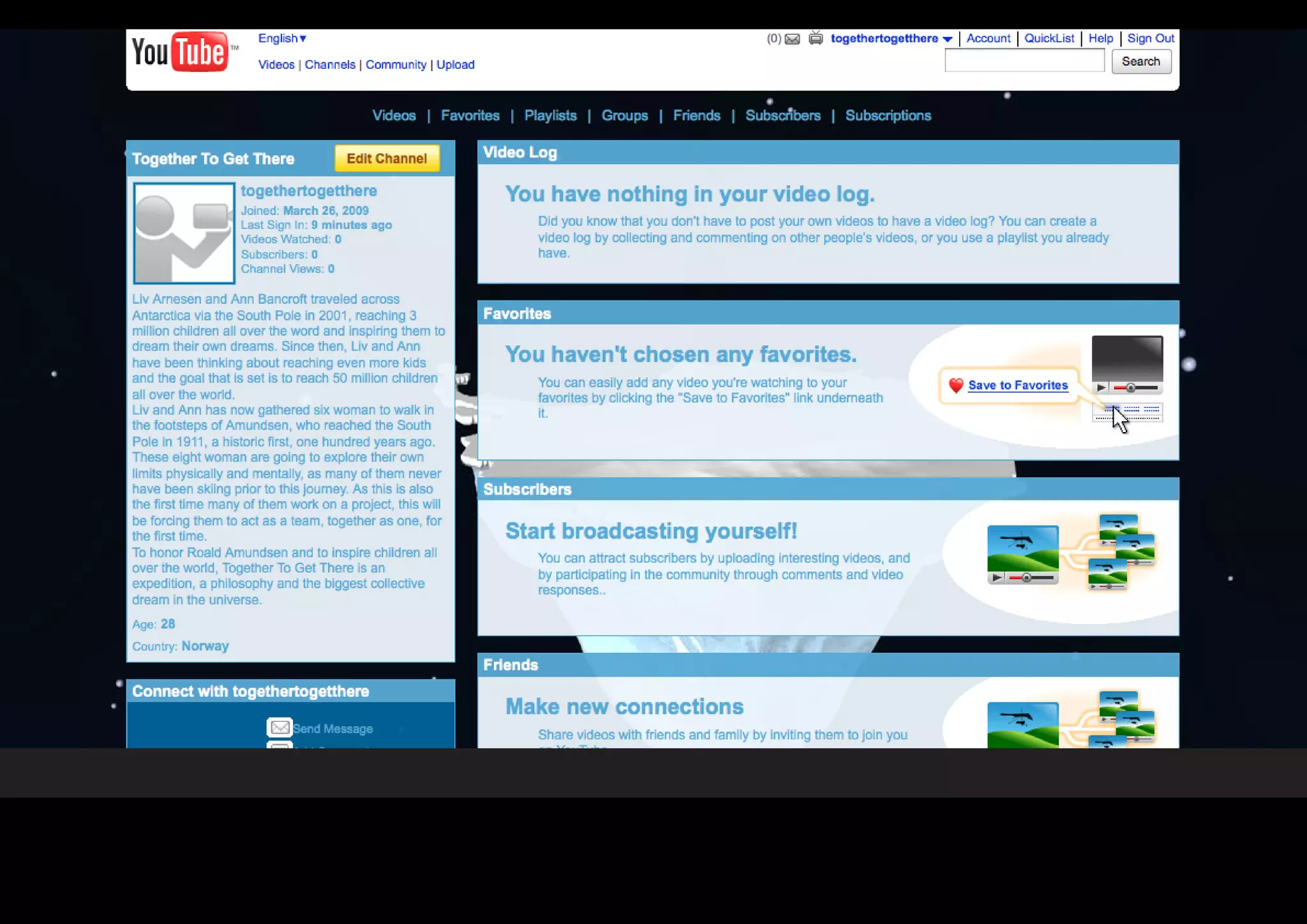 Together To Get There – Presentasjon