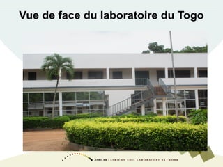 Vue de face du laboratoire du Togo
 