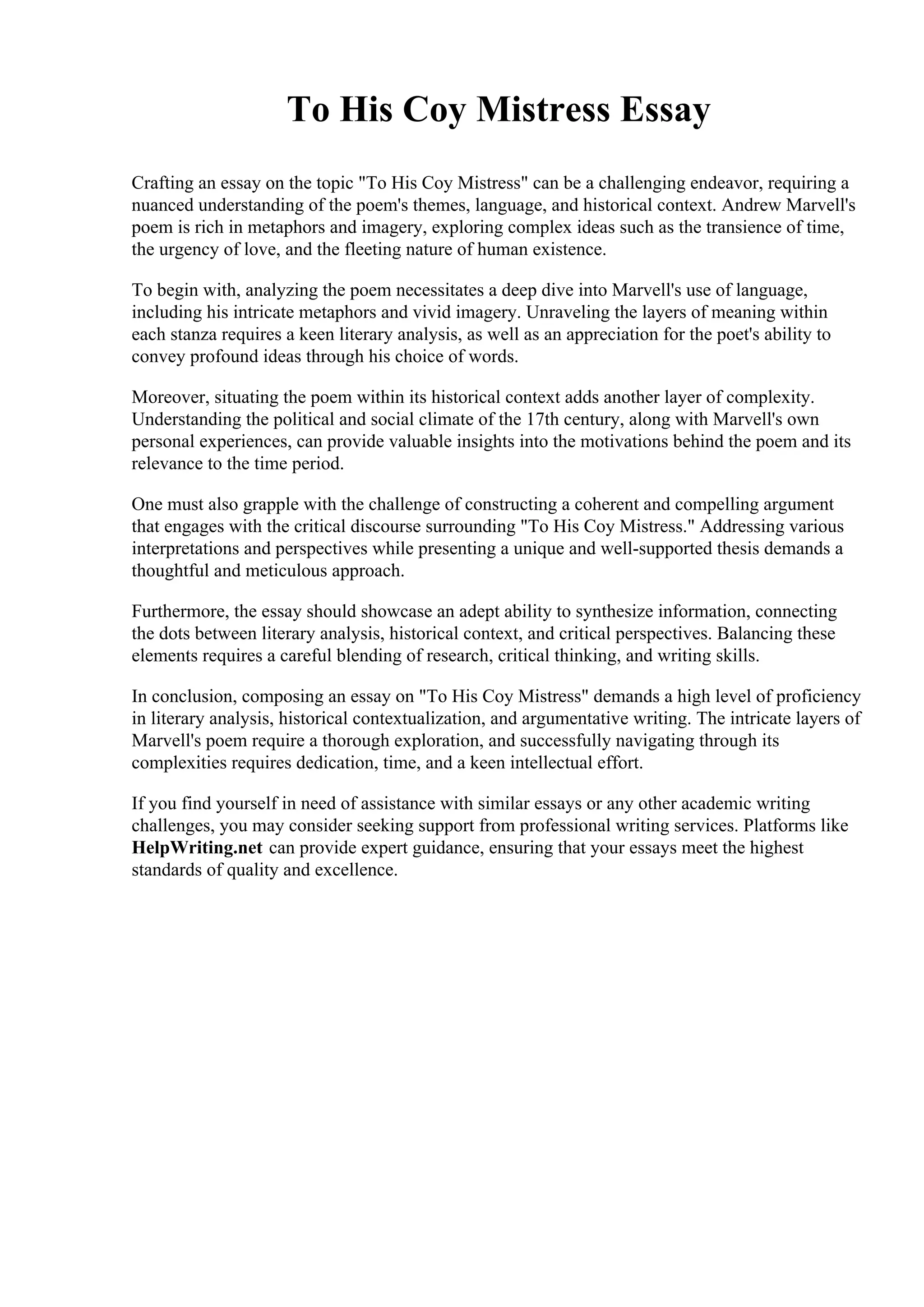 To His Coy Mistress Essay.pdf