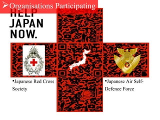 •Japanese Red Cross
Society
Organisations Participating
•Japanese Air Self-
Defence Force
 
