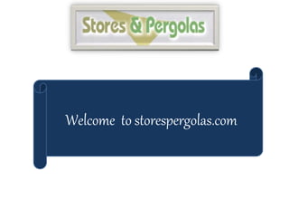Welcome to storespergolas.com
 