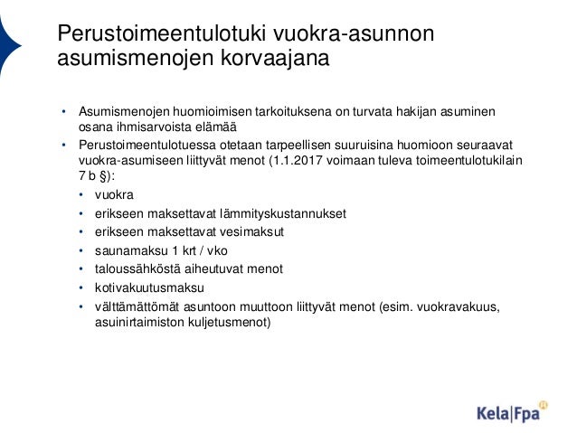 Kela vuokravakuus vuokranantajalle Kela vuokravakuus vuokranantajalle