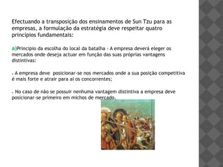 4-º Fase. Exploração a vantagem competitivaNessa fase o objectivo das empresas é encontrar posições únicas de vantagem competitiva  aproveitando para esse efeito para esse efeito as suas capacidades e recursosActualmente  as empresas estão conscientes de que as estratégias de sucesso devem combinar:A definição de metas simples e a longo prazo;A análise do ambiente competitivo;Objectivos de utilização de meios e recursos disponíveis;A implementação efectiva da estratégia.