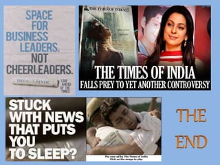 Times of India vs The Hindu - Advertisement War