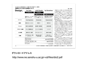 http://www.ne.senshu-u.ac.jp/~cd/ﬁles/dio2.pdf
ダウンロードアドレス
 