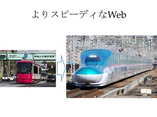 よりスピーディなWeb
 