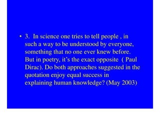 TOK And Extended Essays