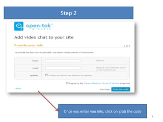 Video Streaming Using Tokbox Example Tok Box Feature Ppt 2 | PPT