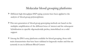 Blood Group Genotyping. By Dr. RAFIQ AHMAD pptx | PPTX