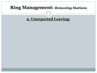 Ring Management: Removing Stations

       2. Unexpected Leaving:
 