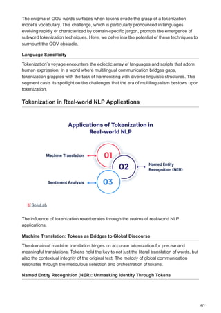 Tokenization in NLP Methods Types and Challenges.pdf | Technology ...