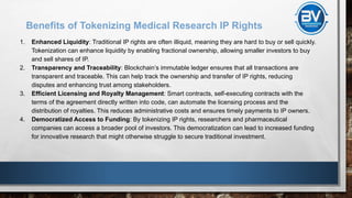 Ip Tokenization TOKENIZATION IN THE PHARMACEUTICAL INDUSTRY_ MEDICAL RESEARCH IP RIGHTS ...