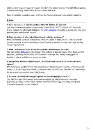 Tokenization Platform Development on Solana.pdf
