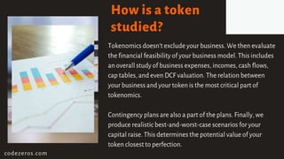 Tokenomics - Blockchain & Cryptocurrency Tokenomics | PPTX