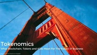 Tokenomics
What Blockchain, Tokens and ICOs Mean For The Future of Business
Photo by Ramiro Checchi on Unsplash
 