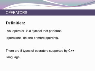 Tokens in C++ | PPTX