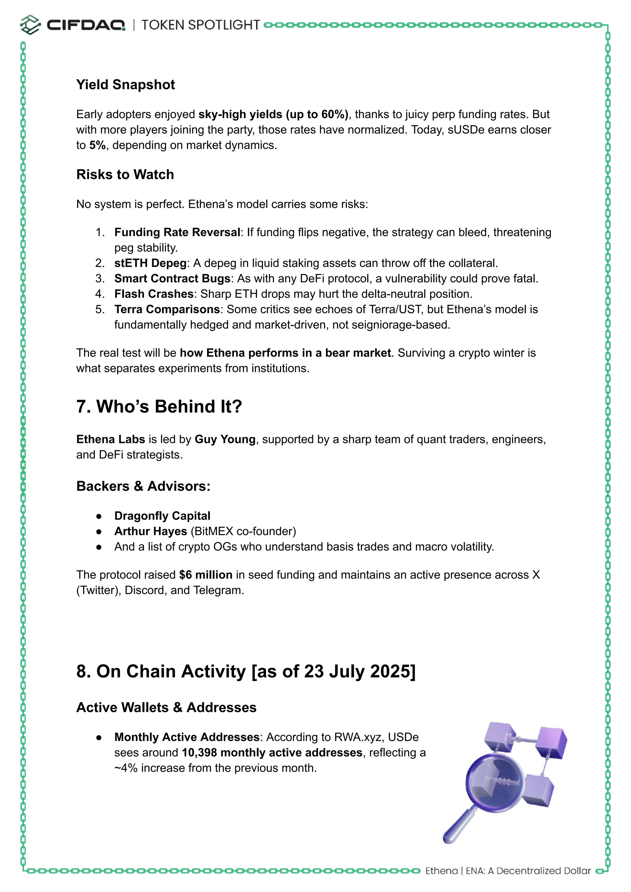 Ethena (ENA) : A Decentralized Dollar | PDF