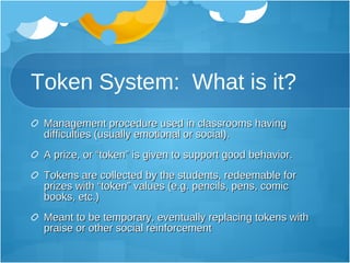 Token system powerpoint | PPT