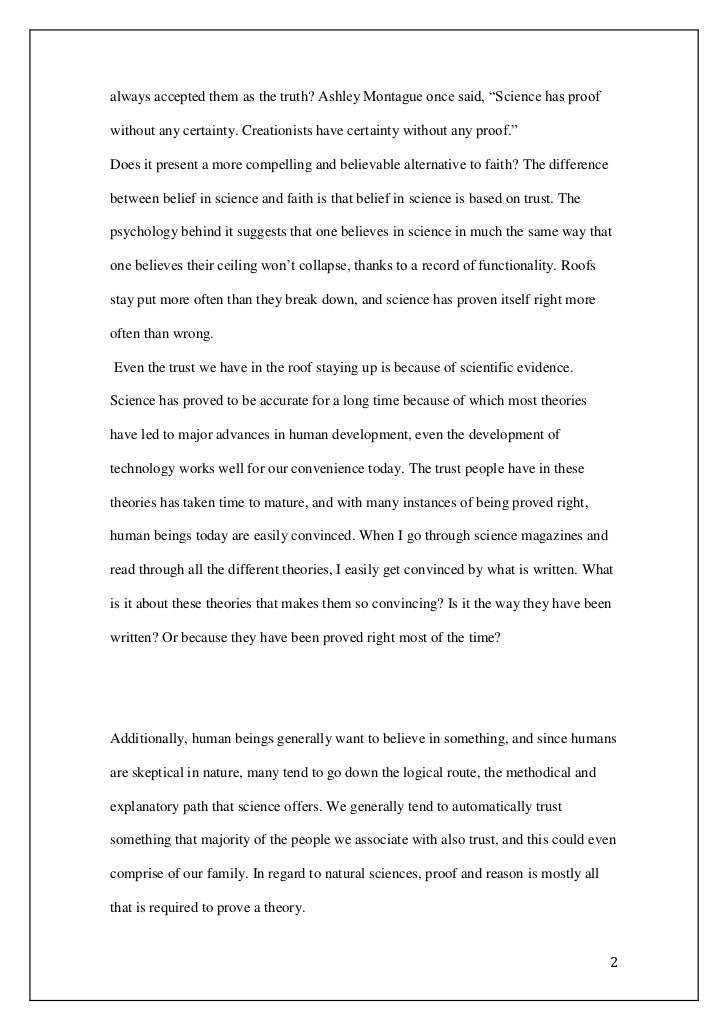 essay on scientific development