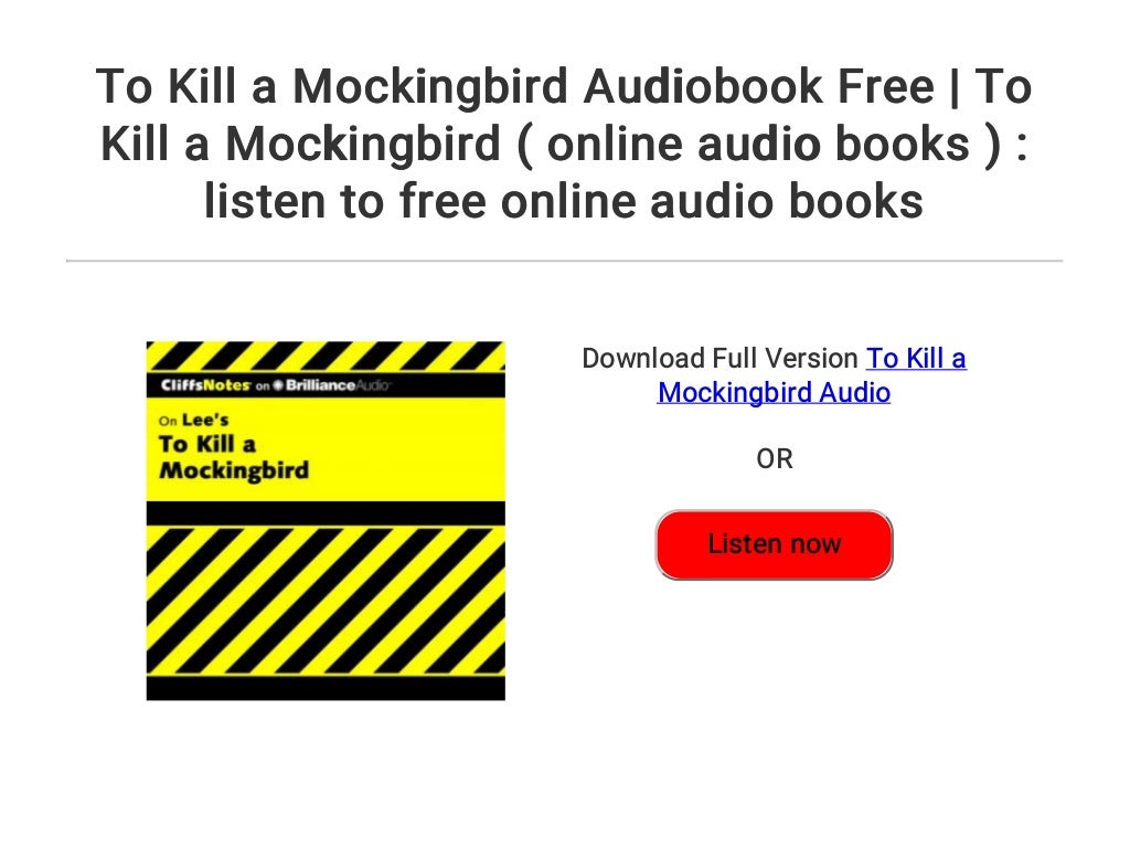 To Kill A Mockingbird Online Free Audiobook To Kill a Mockingbird Audiobook Free | To Kill a Mockingbird ( online