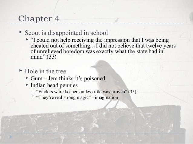 To Kill A Mockingbird Chapters 1 31 Notes