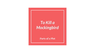 To Kill a
Mockingbird
Parts of a Plot
 