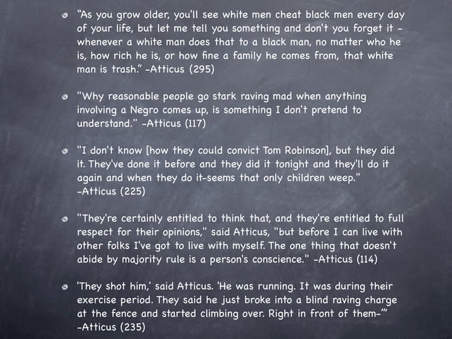 To Kill A Mockingbird racism PPT