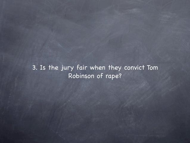 To Kill A Mockingbird racism PPT