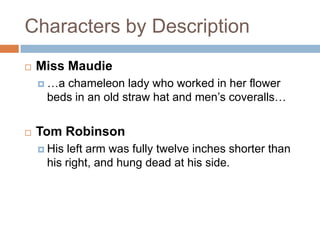 miss maudie character traits