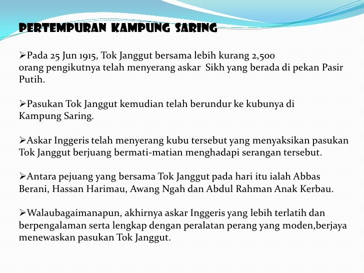 Kerja Kursus Sejarah Tok Janggut - onmiyar