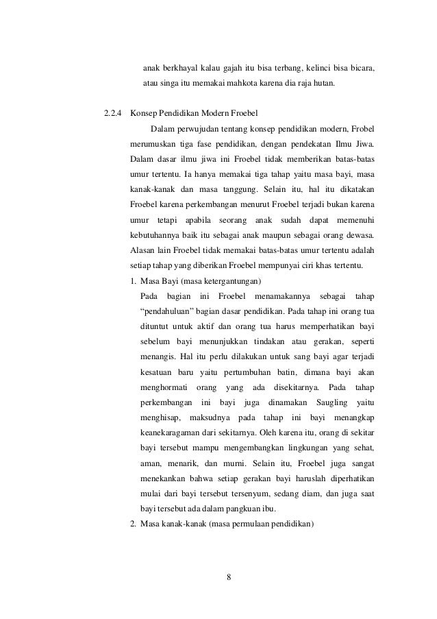 Tokoh Pendidikan Froebel