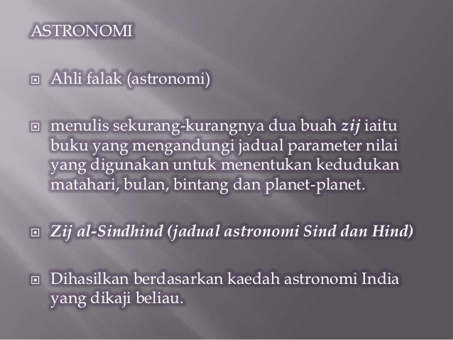 Tokoh Tokoh Tamadun Islam Dan Sumbangannya
