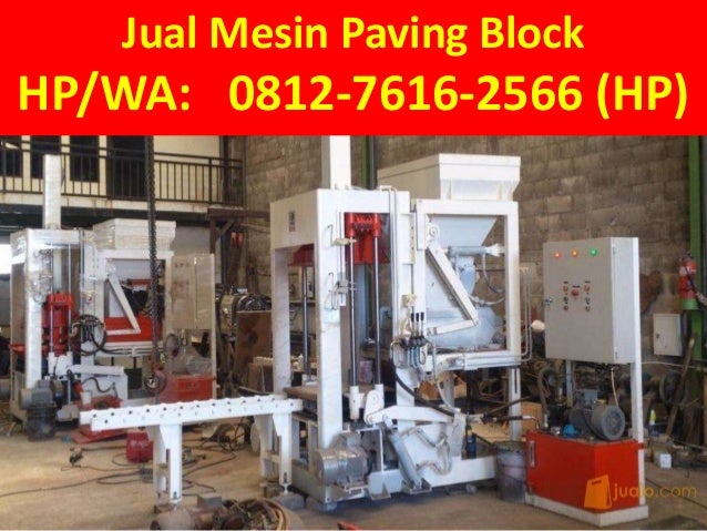 Mesin Pres Paving Mesin Pres Paving