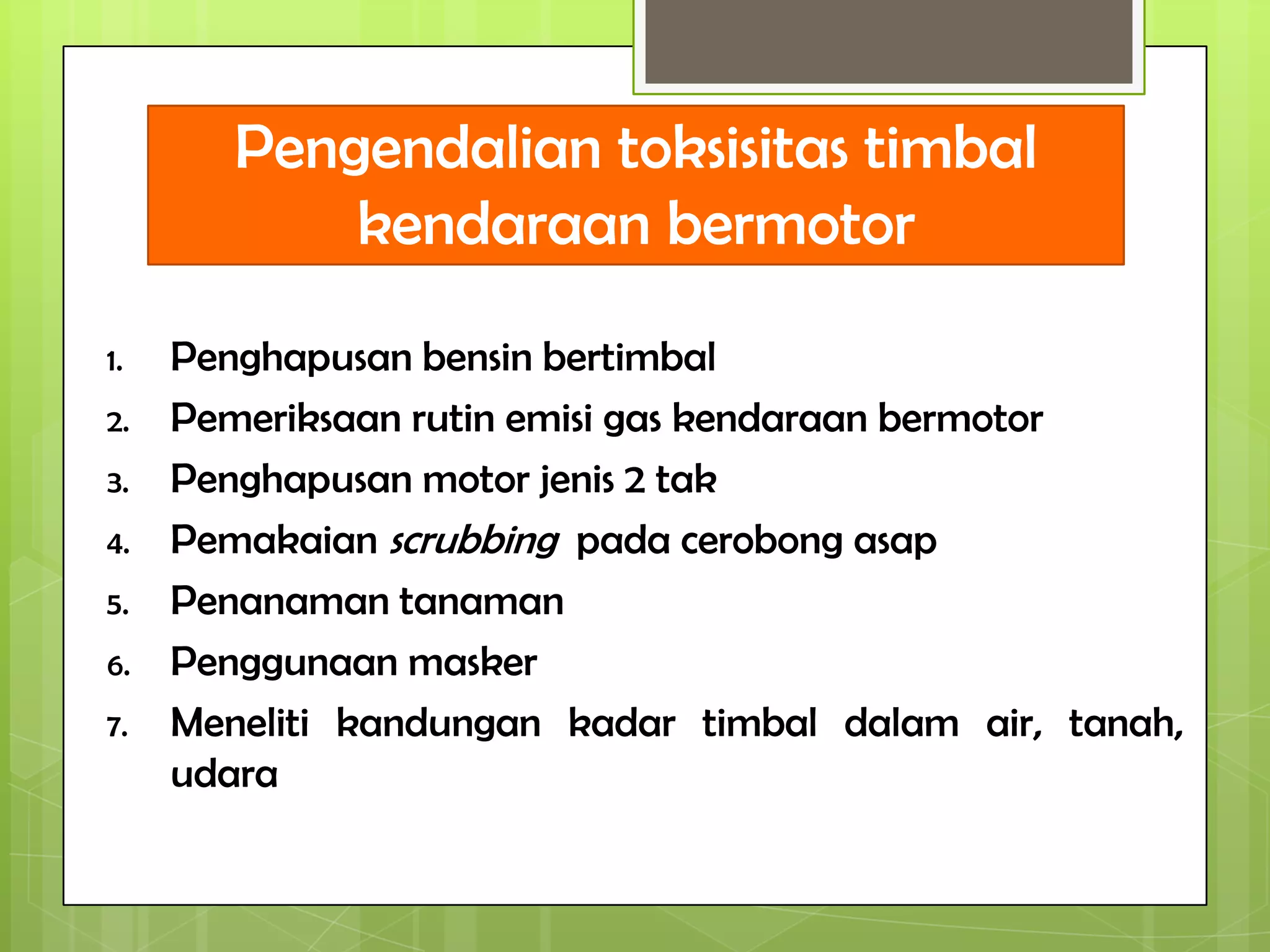 Toksikologi timball | PPTX