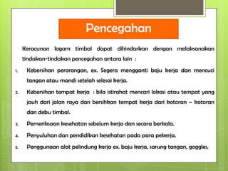 Toksikologi timball | PPT