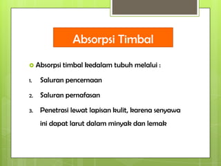 Toksikologi timball | PPT