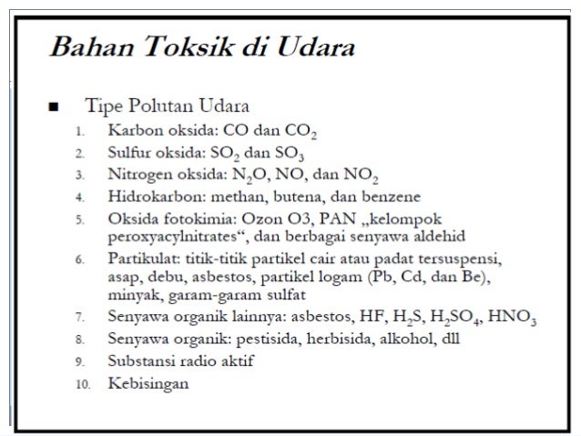 Toksikology kimia, Ilmu Lingkungan
